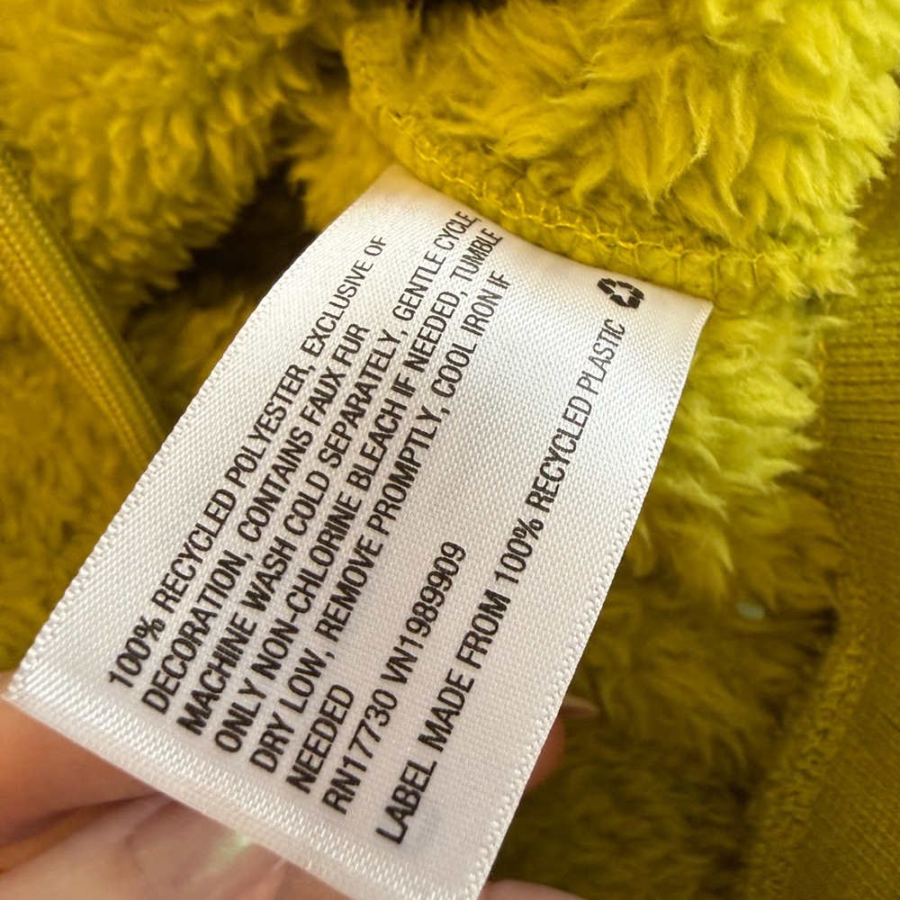 JoyLab Vibrant Green Fleece Top - Picture 7 of 7